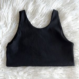 Zara Kids Ribbed Sports Bra/ Swim Top